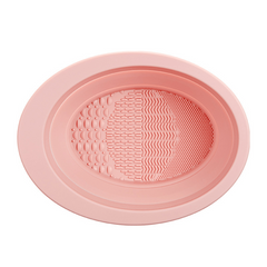 Makeup Brushes Cleaner Mat Silicone Cleaning Pad & Bowl Scrubber