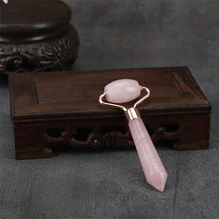 Jade Stone Facial Roller for Puffiness & Wrinkles