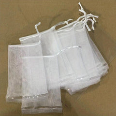 10pcs Exfoliating Mesh Soap Bubble Mesh Bags for Shower Face Washing