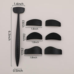 6-in-1 Eye Shadow Fixing Kit with Stamp Tools and Stencils