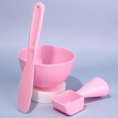 3pcs Face Mask Mixing Bowl Set: Bowl, Spatula, Scoop