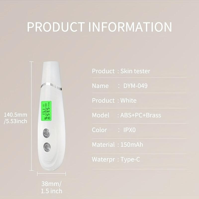 Facial Skin Analyzer Moisture Meter LCD Display Skin Care Water Tester