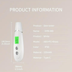Facial Skin Analyzer Moisture Meter LCD Display Skin Care Water Tester