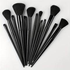 13pcs Makeup Brush Set with Cleaner Pad - Full Travel Kit