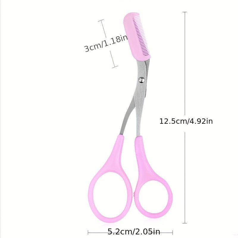 Eyebrow Scissors With Comb Beauty Shaping Makeup Tools Women