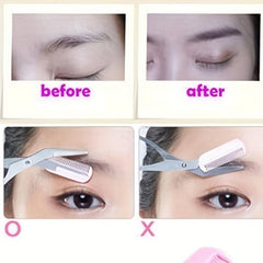 Eyebrow Scissors With Comb Beauty Shaping Makeup Tools Women