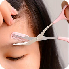 Eyebrow Scissors With Comb Beauty Shaping Makeup Tools Women