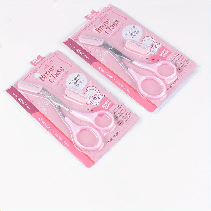Eyebrow Scissors With Comb Beauty Shaping Makeup Tools Women
