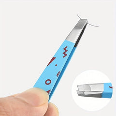 Stainless Steel Eyebrow Tweezers Professional Makeup Tool