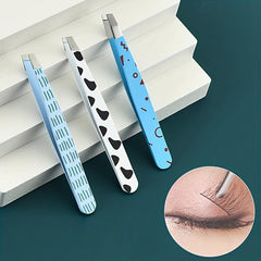 Stainless Steel Eyebrow Tweezers Professional Makeup Tool