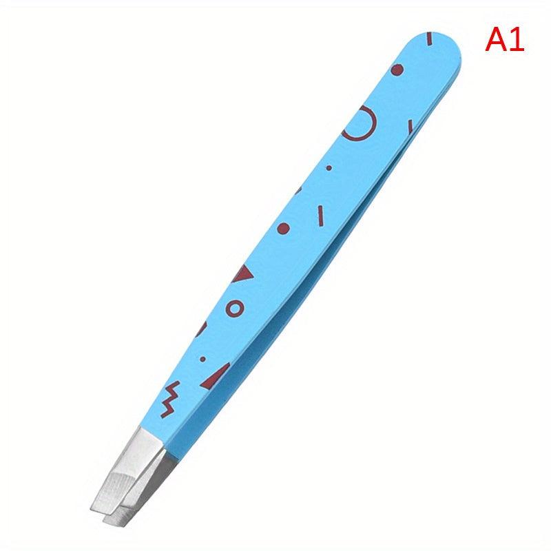 Stainless Steel Eyebrow Tweezers Professional Makeup Tool