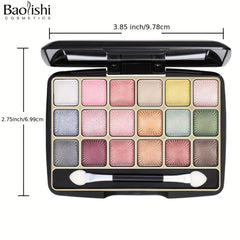 18 Eyeshadow Palette Natural Sequins & Pearly Textures