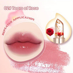 Fresh Flower Jelly Lipstick Moisturizing Long Lasting Lipstick