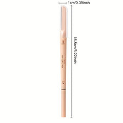 3-in-1 Eyebrow Pencil-Double Ended Trimmer Brush-Waterproof