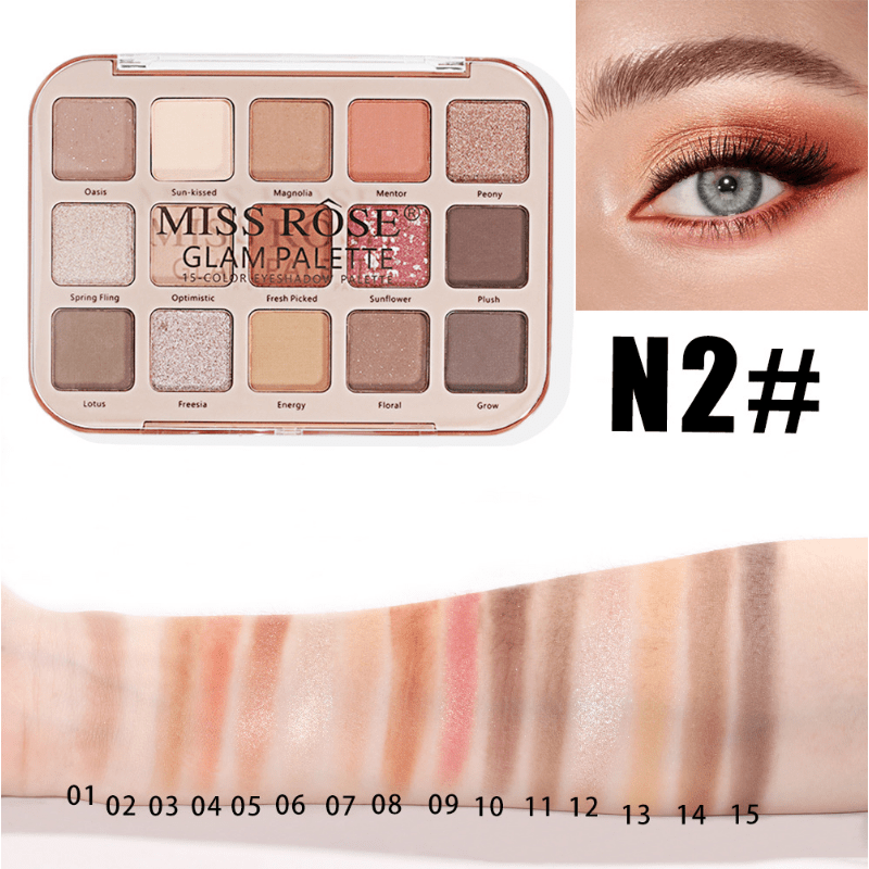 Multifunctional Eyeshadow Palette Matte Contouring Long Lasting