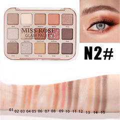 Multifunctional Eyeshadow Palette Matte Contouring Long Lasting