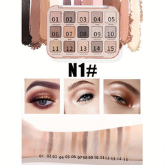 Multifunctional Eyeshadow Palette Matte Contouring Long Lasting