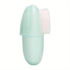 Dual Head Silicone Facial Cleansing Brush for Pore Cleansing