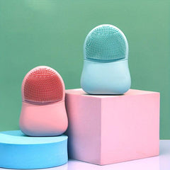 Dual Head Silicone Facial Cleansing Brush for Pore Cleansing