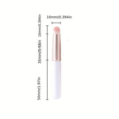Mini Lip Brush Portable Round Head Concealer Brush Lip Makeup Tool