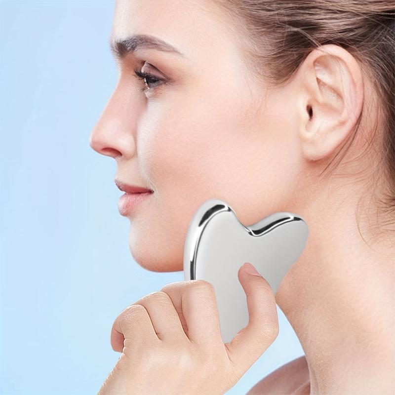 Metal Gua Sha Facial Tool Heart Shape for Tightening Skin