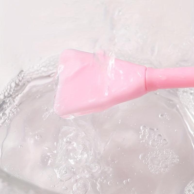 6 Pcs Home Use Silicone Facial Mask Brush