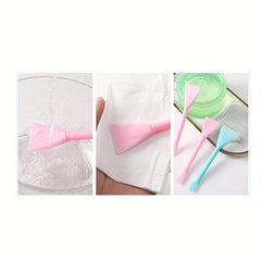 6 Pcs Home Use Silicone Facial Mask Brush