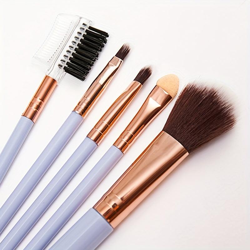 5pcs Professional Makeup Brush Set Synthesis Powder Blush Concealers Tool
