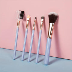 5pcs Professional Makeup Brush Set Synthesis Powder Blush Concealers Tool
