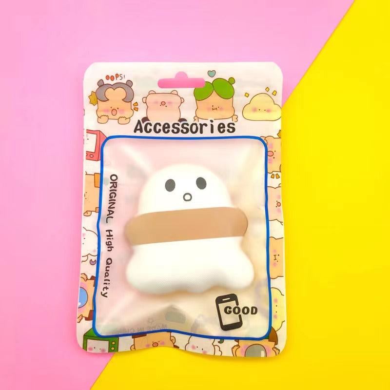 Cartoon Ghost Makeup Sponge for Dry and Wet Foundation Blush, Halloween