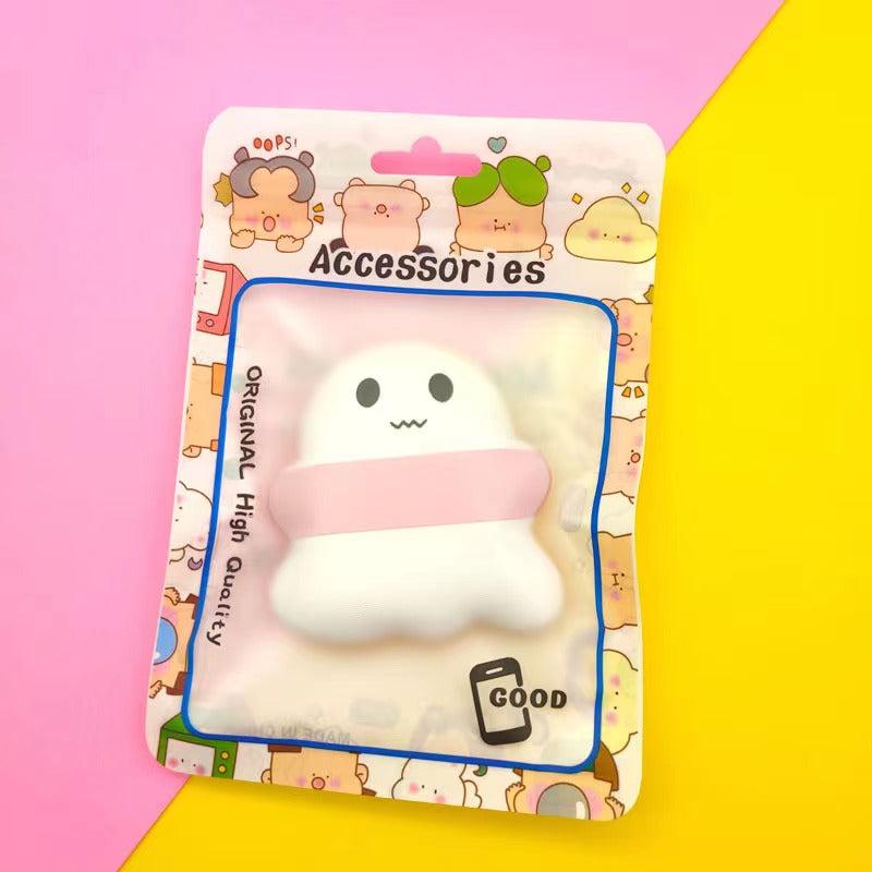 Cartoon Ghost Makeup Sponge for Dry and Wet Foundation Blush, Halloween