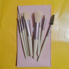 Travel Makeup Brush Set 8 Brushes with Case
