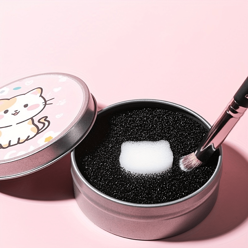 Makeup Brush Cleaner Sponge - Quick & Easy Makeup Brush Cleaning