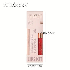 Long-lasting Lip Liner & Lip Gloss Set for Perfect Makeup Look