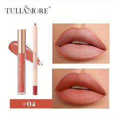 Long-lasting Lip Liner & Lip Gloss Set for Perfect Makeup Look