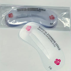 Eyebrow Shaping Stencils Kit - 24 Styles Brow Grooming Templates DIY Tools
