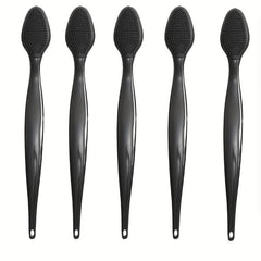 5pcs Silicone Lip Scrub Brush Double Sided Exfoliating Scrubber