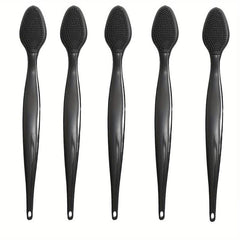 5pcs Silicone Lip Scrub Brush Double Sided Exfoliating Scrubber