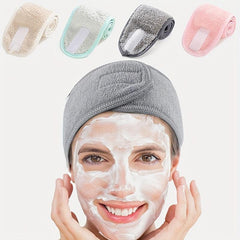Women Adjustable Spa Facial Headband Bath Makeup Hair Band
