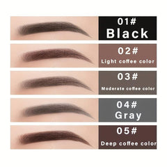 Dual-Ended Rotating Eyebrow Pencil Waterproof Smudge Proof with Brush