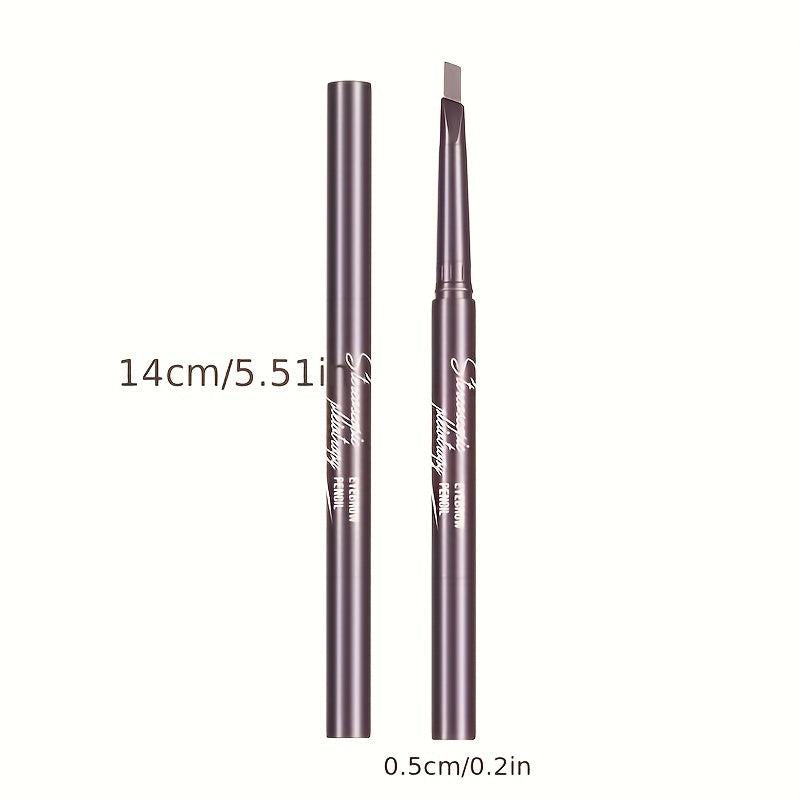 Dual-Ended Rotating Eyebrow Pencil Waterproof Smudge Proof with Brush