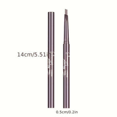 Dual-Ended Rotating Eyebrow Pencil Waterproof Smudge Proof with Brush