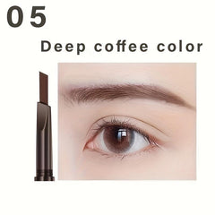 Dual-Ended Rotating Eyebrow Pencil Waterproof Smudge Proof with Brush