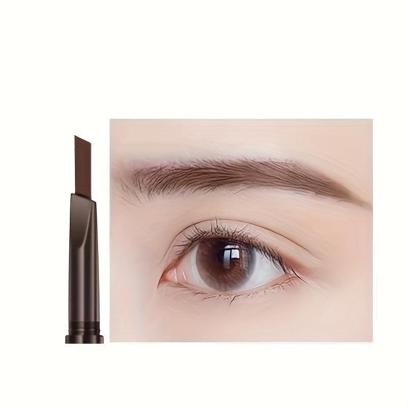 Dual-Ended Rotating Eyebrow Pencil Waterproof Smudge Proof with Brush