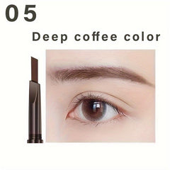Dual-Ended Rotating Eyebrow Pencil Waterproof Smudge Proof with Brush