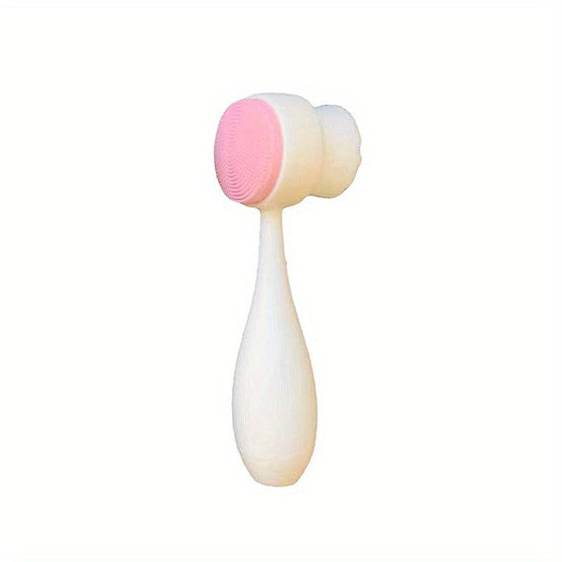 Dual-Sided Facial Cleansing Brush for Skin Care