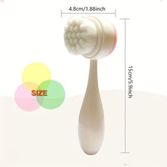 Dual-Sided Facial Cleansing Brush for Skin Care