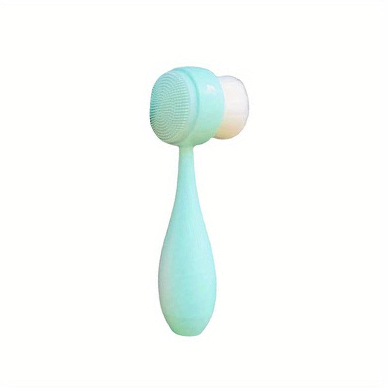 Dual-Sided Facial Cleansing Brush for Skin Care
