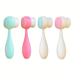 Dual-Sided Facial Cleansing Brush for Skin Care