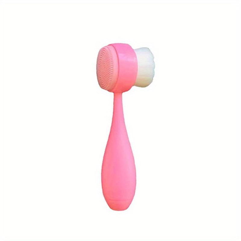 Dual-Sided Facial Cleansing Brush for Skin Care